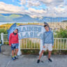 Taylor Family with Welcome to Haines Harbor Sign Haines Alaska 1