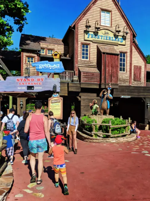 Taylor Famiy at Splash Mountain Magic Kingdom Disney World Florida 5