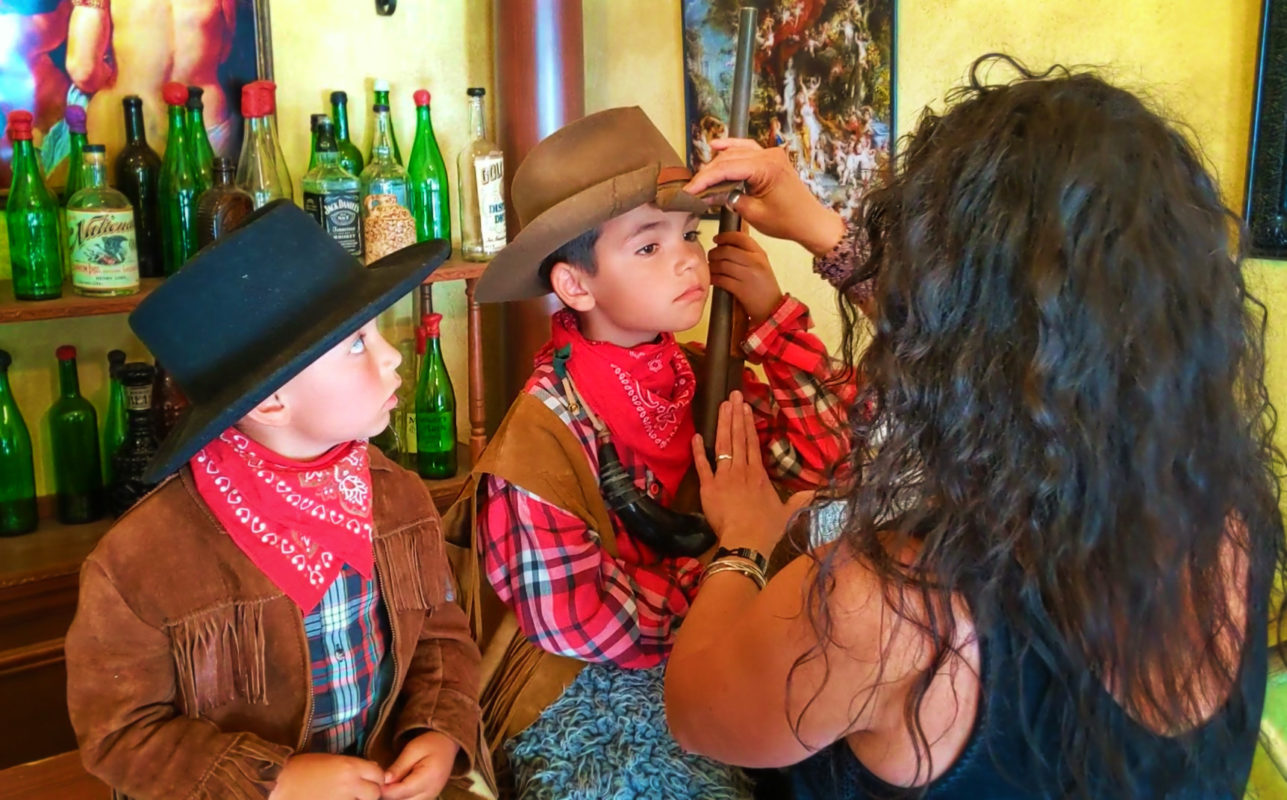 Taylor Kids at Old West Photo Shoot Virginia City MT 2