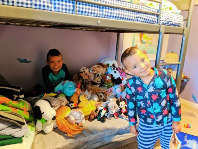 Taylor Kids with lots of toys 1