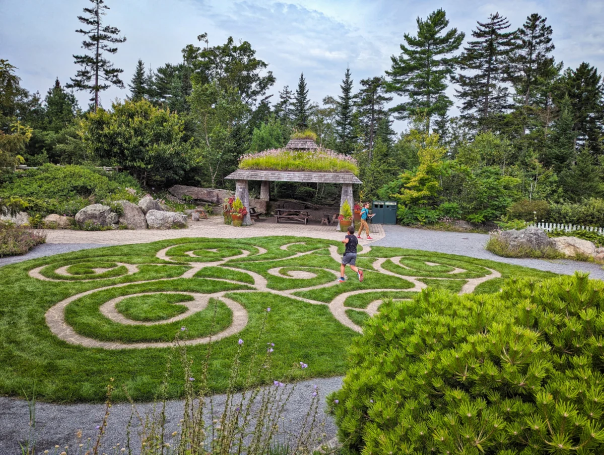 I went crazy over the Botanical Gardens in Boothbay Harbor Maine