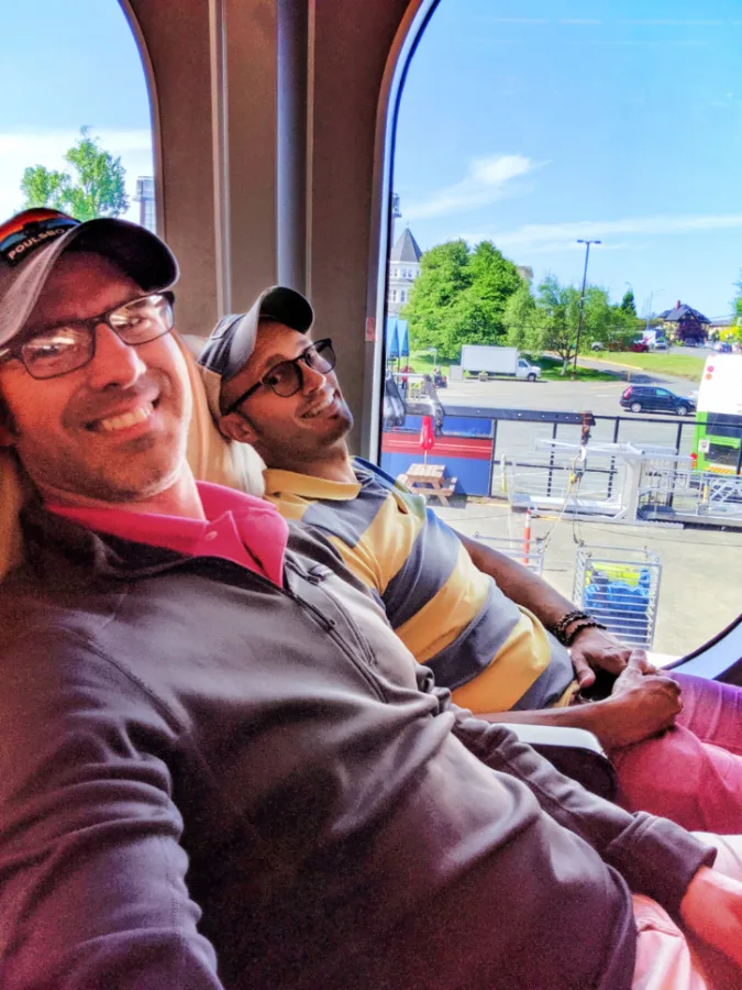 Taylor family in Vista Class Cabin on Victoria Clipper Vacations 1