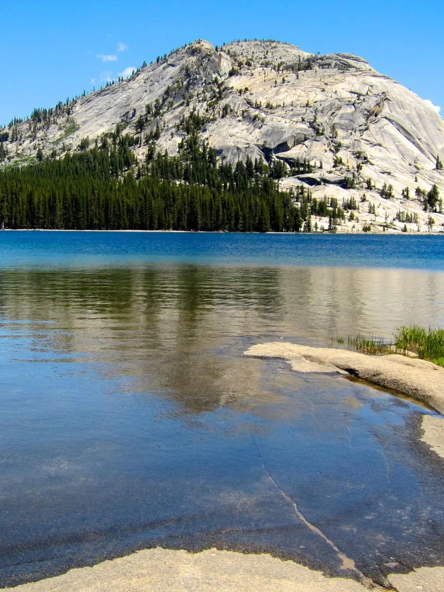Tenaya Lake in Yosemite National Park California Sierra Mountains