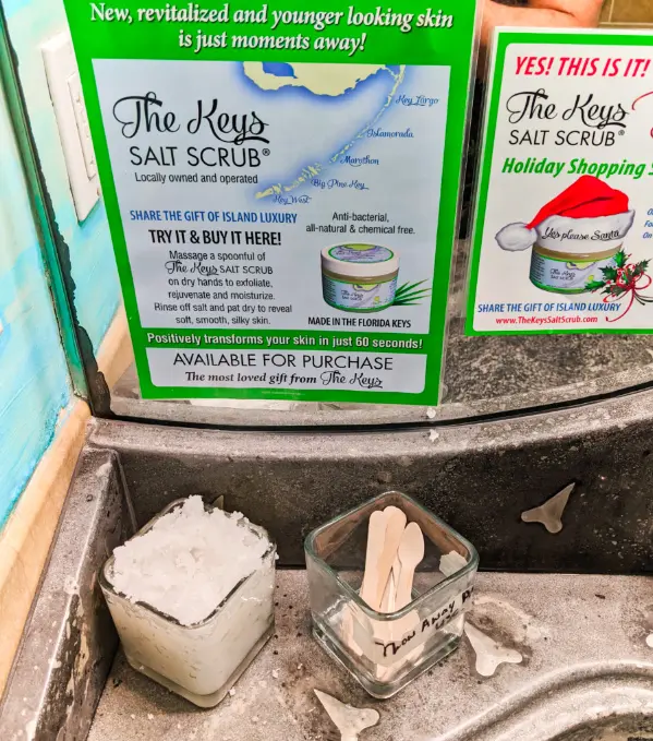 The Keys Key Lime Salt Scrub at Mrs Macs Kitchen Key Largo Florida Keys 2020 1
