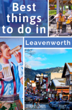 Leavenworth, Washington is loaded with things to do in winter and summer. It's the Pacific Northwest destination for every season, including budget travel and outdoor adventures. #hiking #resort #skiing #winter #summer