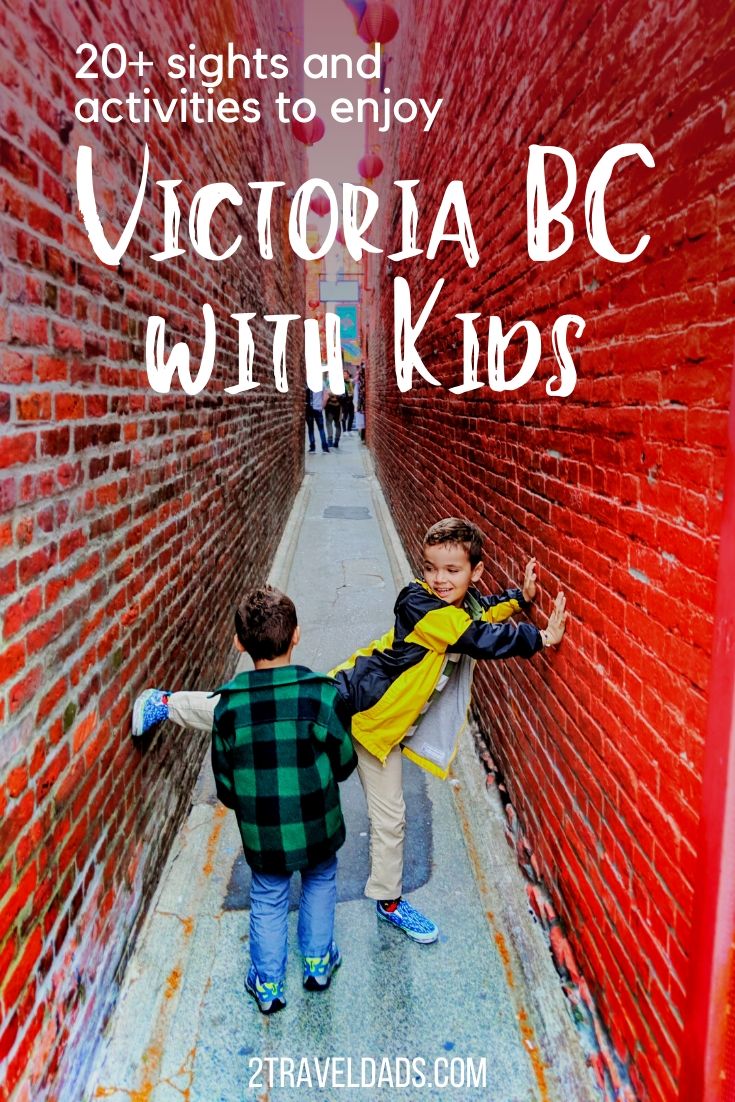 Victoria with kids is an adventure full of fun, architecture, gardens, wildlife and more. 18 activities for a family trip to Victoria BC. 2traveldads.com