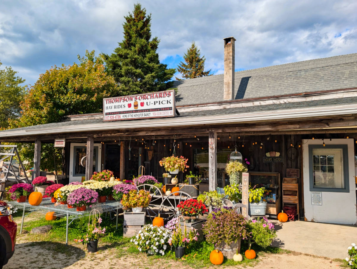 Thompson Orchards Farm Store New Gloucester Freeport Maine