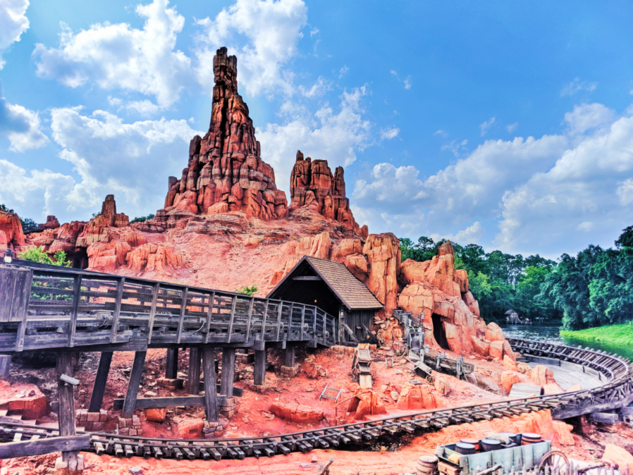 Thunder Mountain at Magic Kingdom Disney World Orlando Florida 1