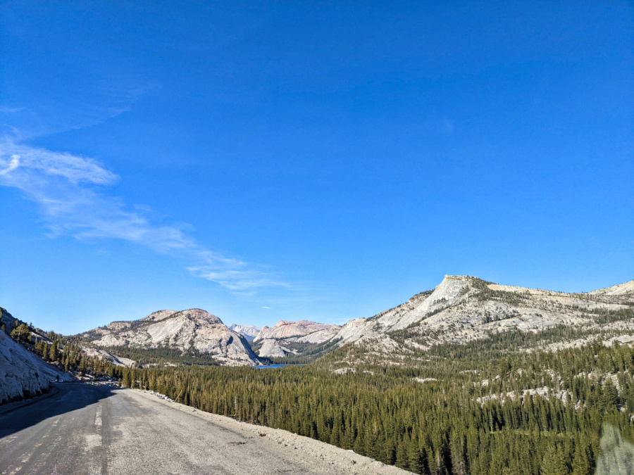 Tioga Pass and Tenaya Lake in Yosemite National Park California 1