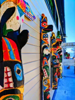 Totem Poles on Seattle Waterfront 1