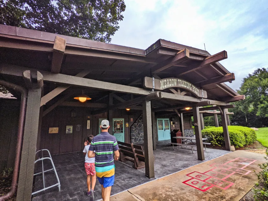 Trading Post at Meadows Swimming Pool Fort Wilderness Resort and Campground Disney World 1