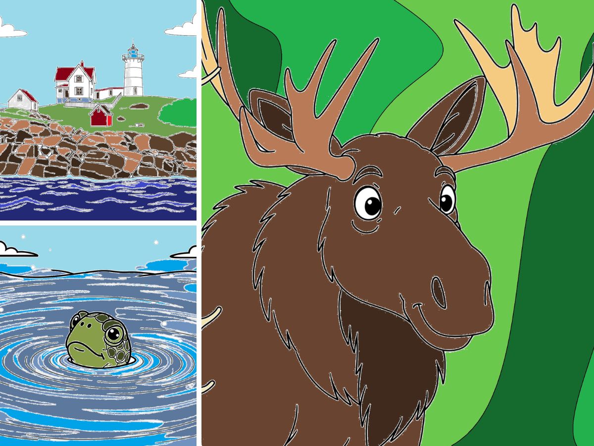 Travel Coloring Books feature