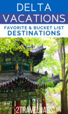 Delta Vacations is ideal for booking travel packages and earning miles, from all inclusive beach resorts to curated trips to China. Easy vacation planning. #vacation #travelplanning #allinclusive