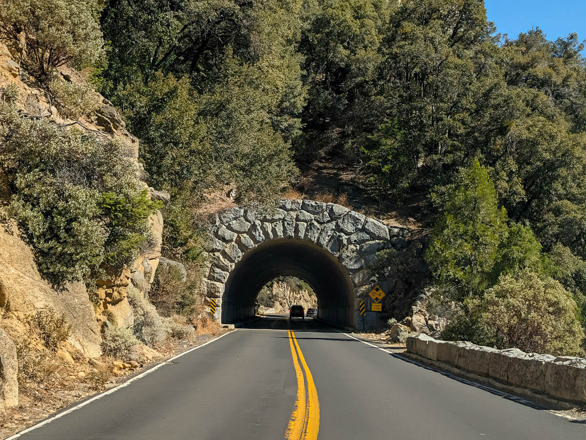 Tunnel on Big Oak Flat Road Yosemite Natoinal Park California 1