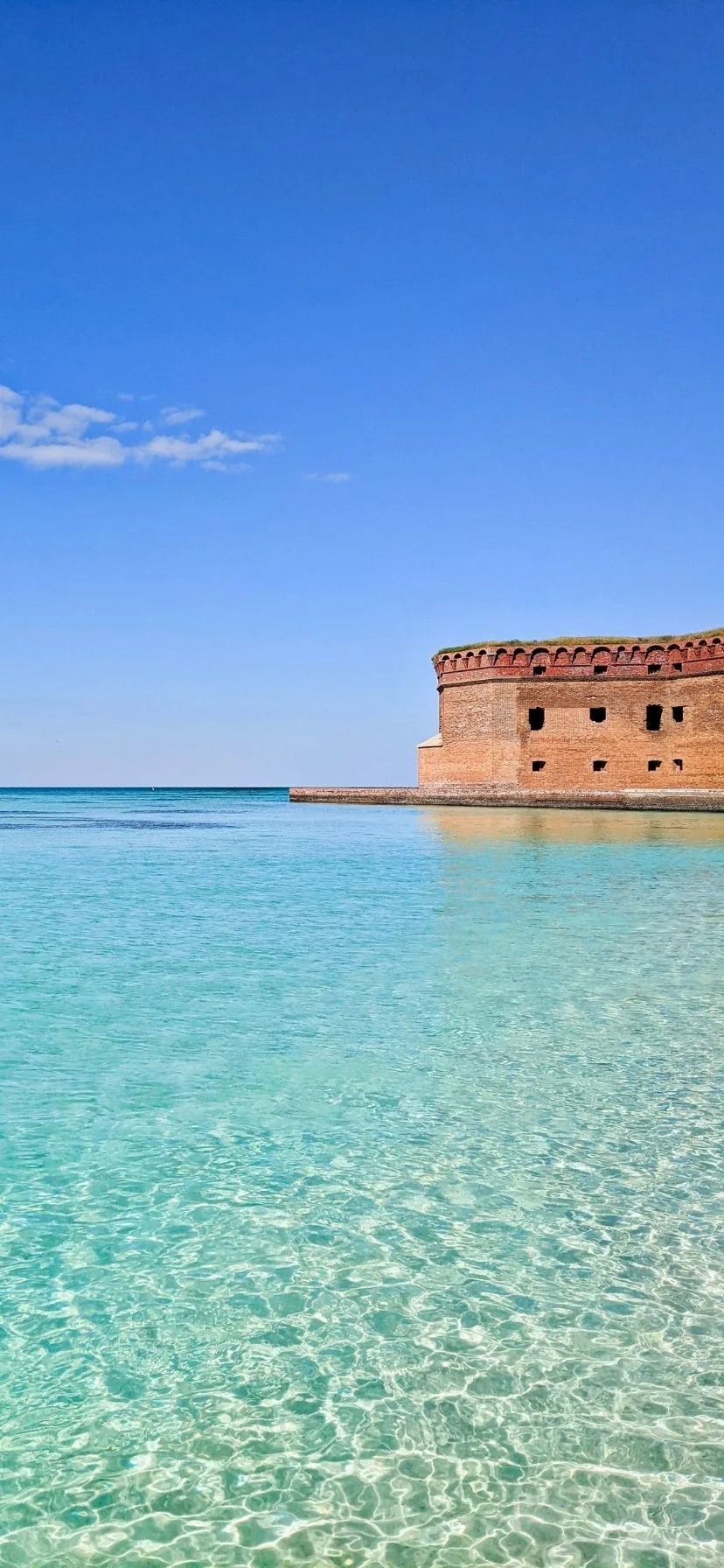 Turquoise Water at Dry Tortugas National Park Florida Keys