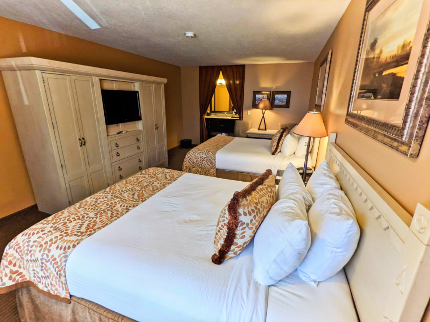 Two Queen Lodge Room at Capitol Reef Resort at Capitol Reef National Park Torrey Utah 1