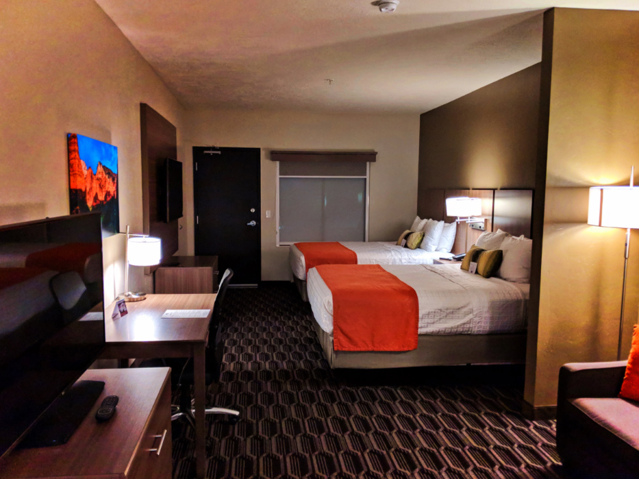 Two Queen Room at Best Western Plus Zion Canyon Springdale Utah 1