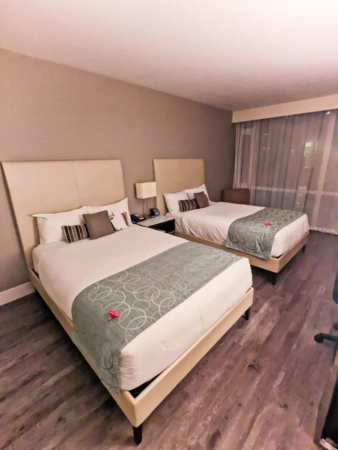 Two Queen Room at Coast Coal Harbour Hotel Vancouver BC 1