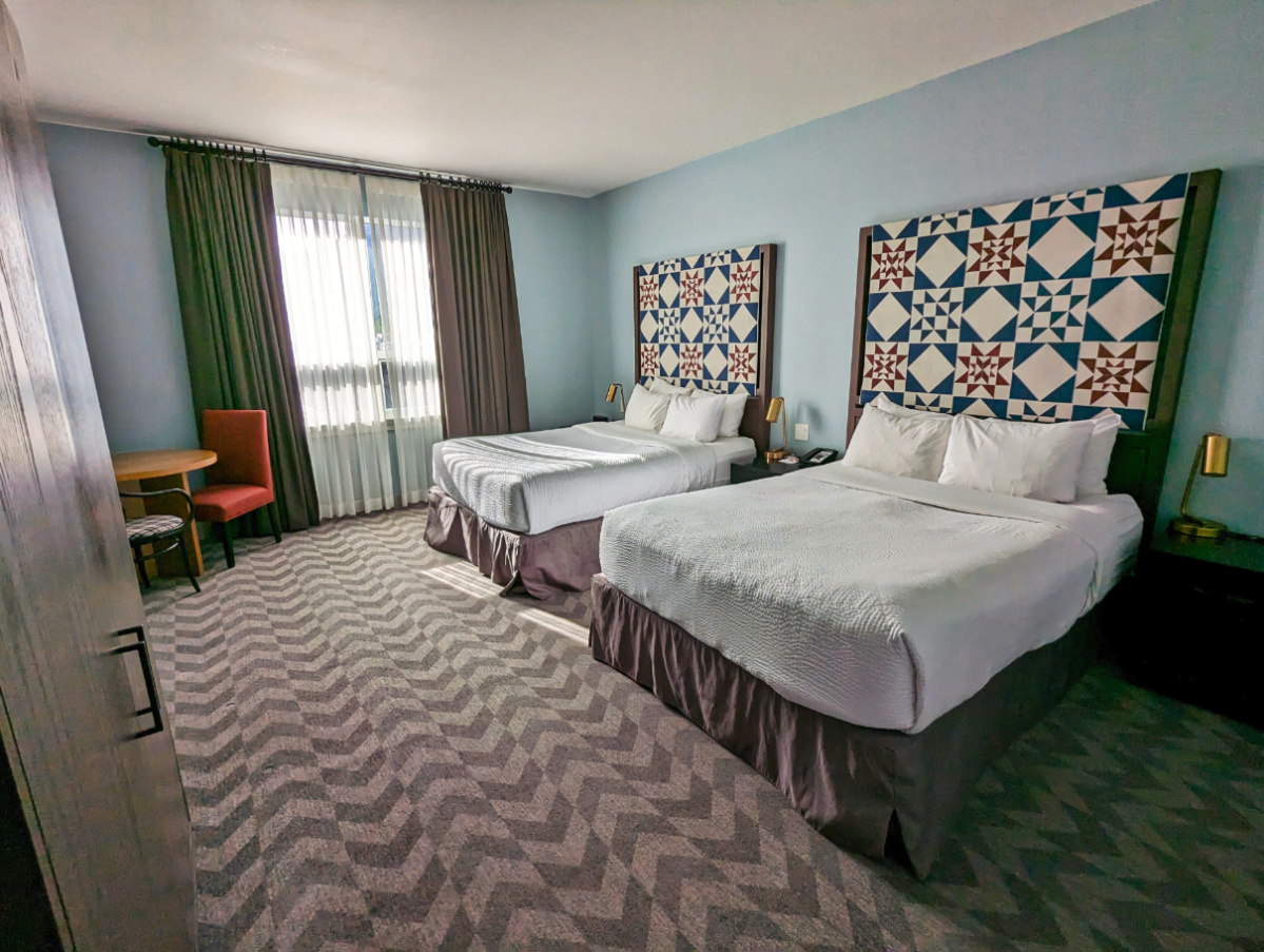 Two Queen Room at Mount Royal Hotel downtown Banff Alberta 1