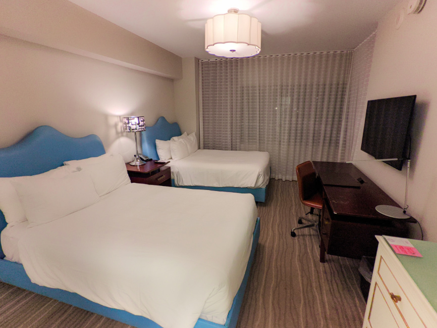 Two Queen Room at Shelborne Hotel Miami Beach Florida 1