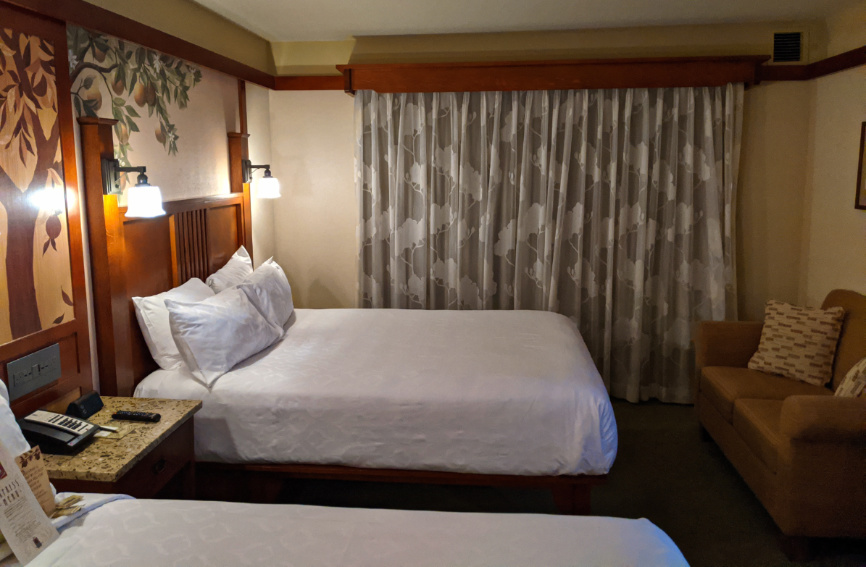 Two Queen Room with Sleeper Sofa Disneys Grand Californian Hotel Disneyland 2