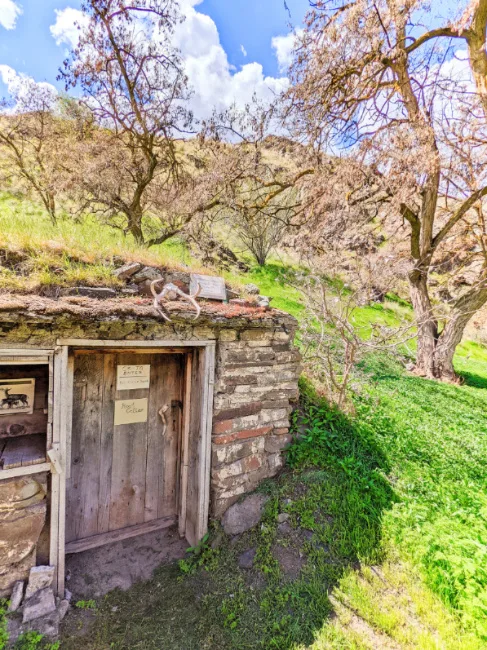 Underground Larder at Cache Creek Picnic Area on Snake River in Hells Canyon Lewiston Clarkston Idaho Washington 5