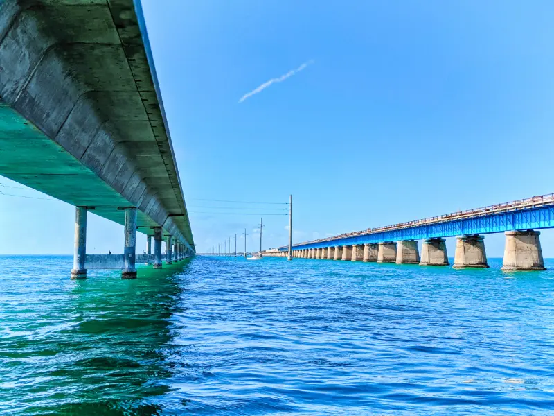 Underneath Seven Mile Bridge Marathon Key Florida Keys 2020 2