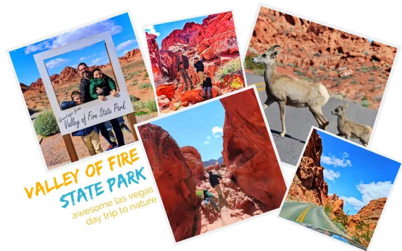 Valley of Fire with kids is a easy Las Vegas day trip. The best of Nevada nature, geology and history in one stop. Kid-friendly hiking and nature outside of Vegas.