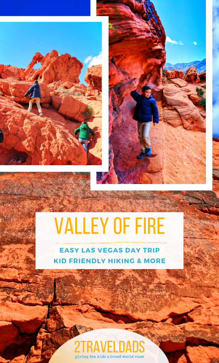 Valley of Fire with kids is a easy Las Vegas day trip. The best of Nevada nature, geology and history in one stop. Kid-friendly hiking and nature outside of Vegas. #nature #lasvegas #hiking