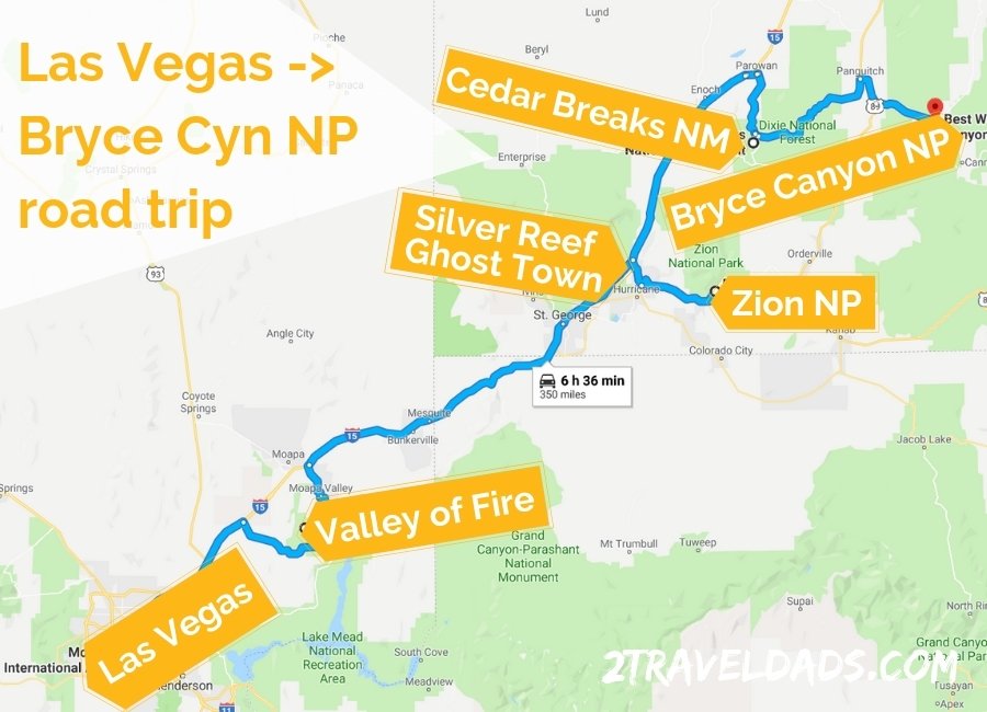 utah road trips from las vegas