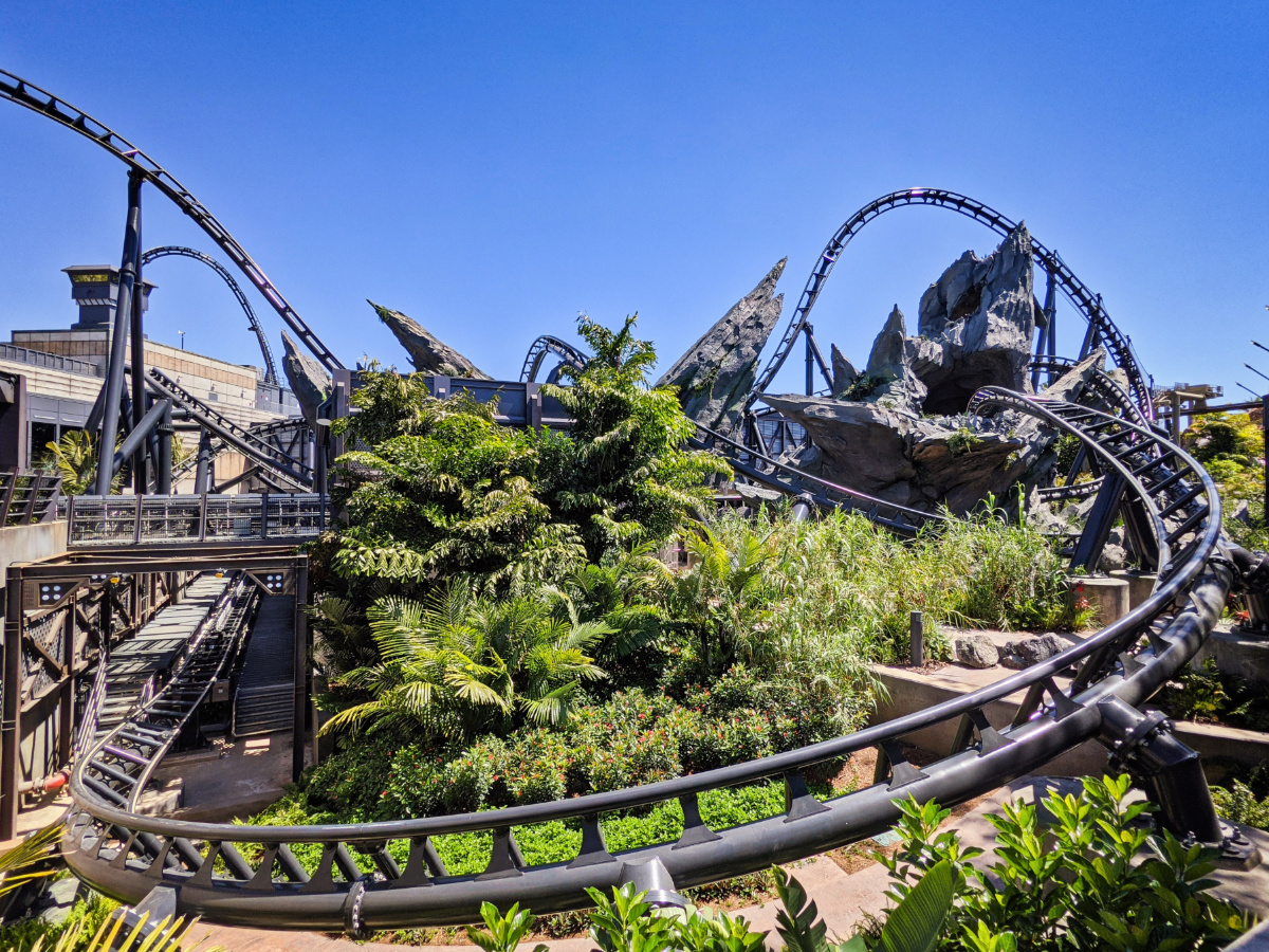 Velocicoaster in Jurassic World Universal Islands of Adventure Orlando Florida