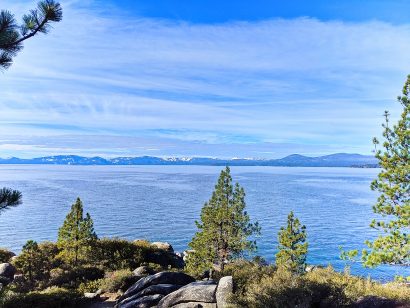 View from Chimney Rocks Lake Tahoe Nevada 2020 2