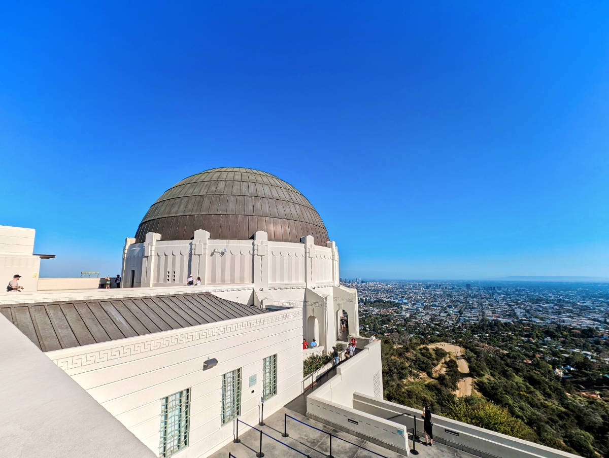 View from Griffith Observatory Los Angeles California