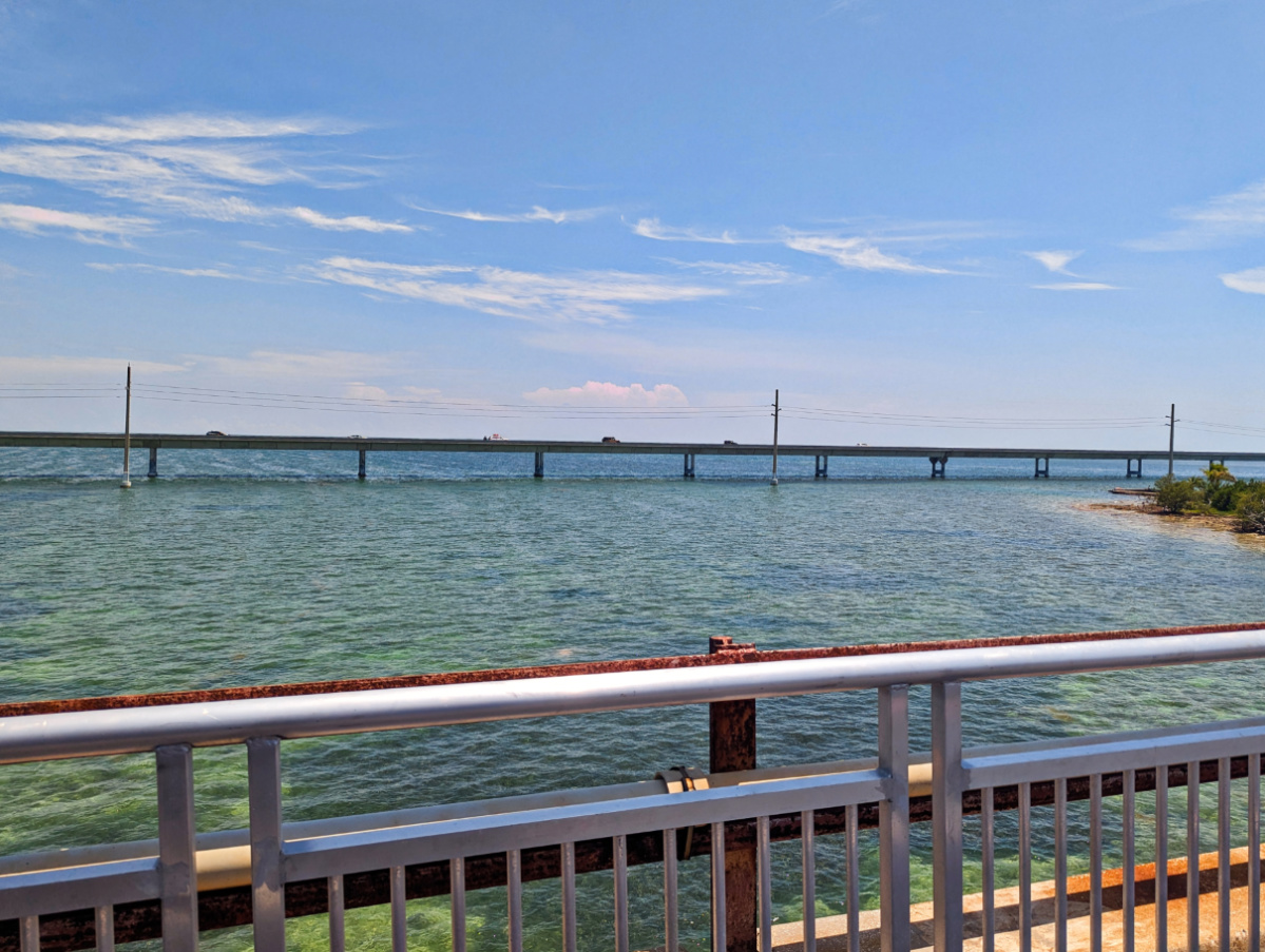 View from Old Seven Mile Bridge Pigeon Key Florida Keys 1