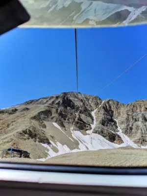 View from Skyride gondola on Lone Mountain Big Sky Resort Montana 1