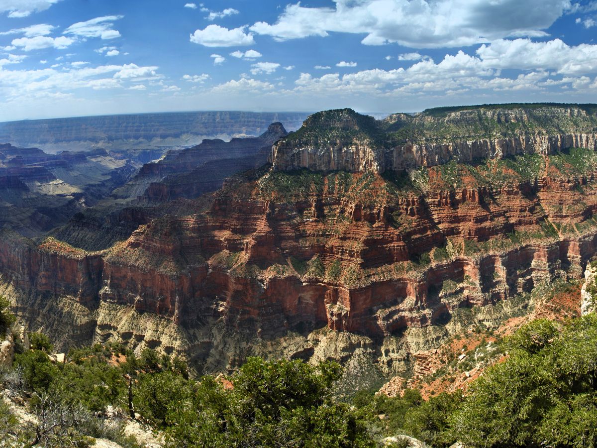 View from the North Rim of the Grand Canyon Arizona