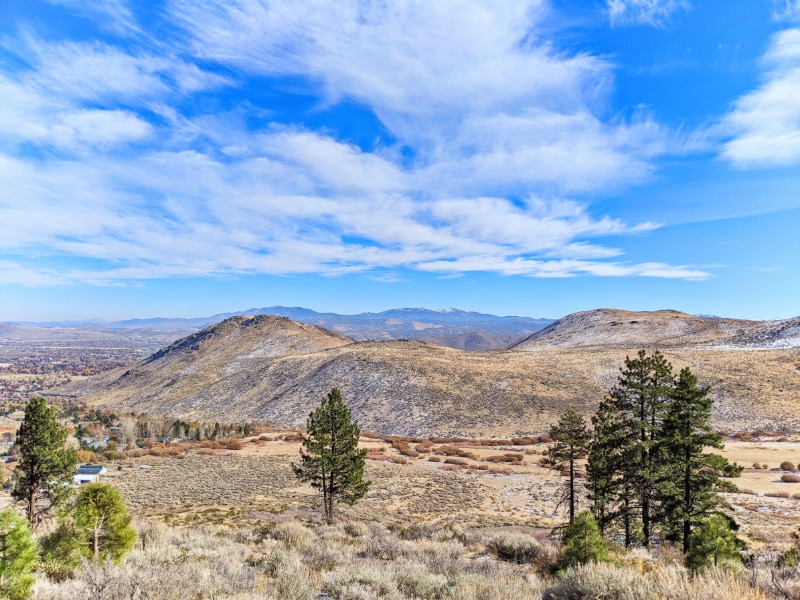 View of Eagle Valley from Kings Canyon Park Carson City Nevada 2020 2