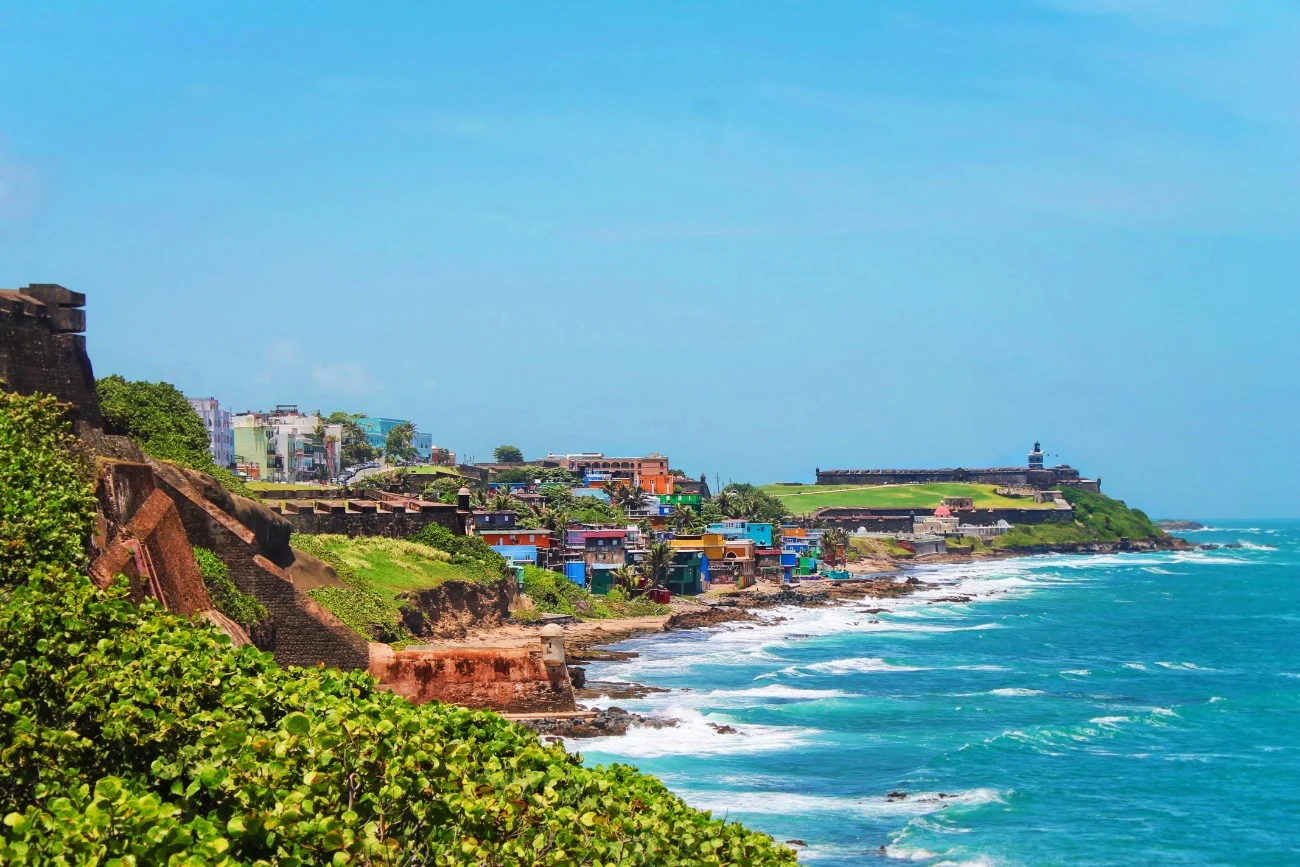 View of El Morro from San Cristobal Old San Juan National Historic Site Puerto Rico 1