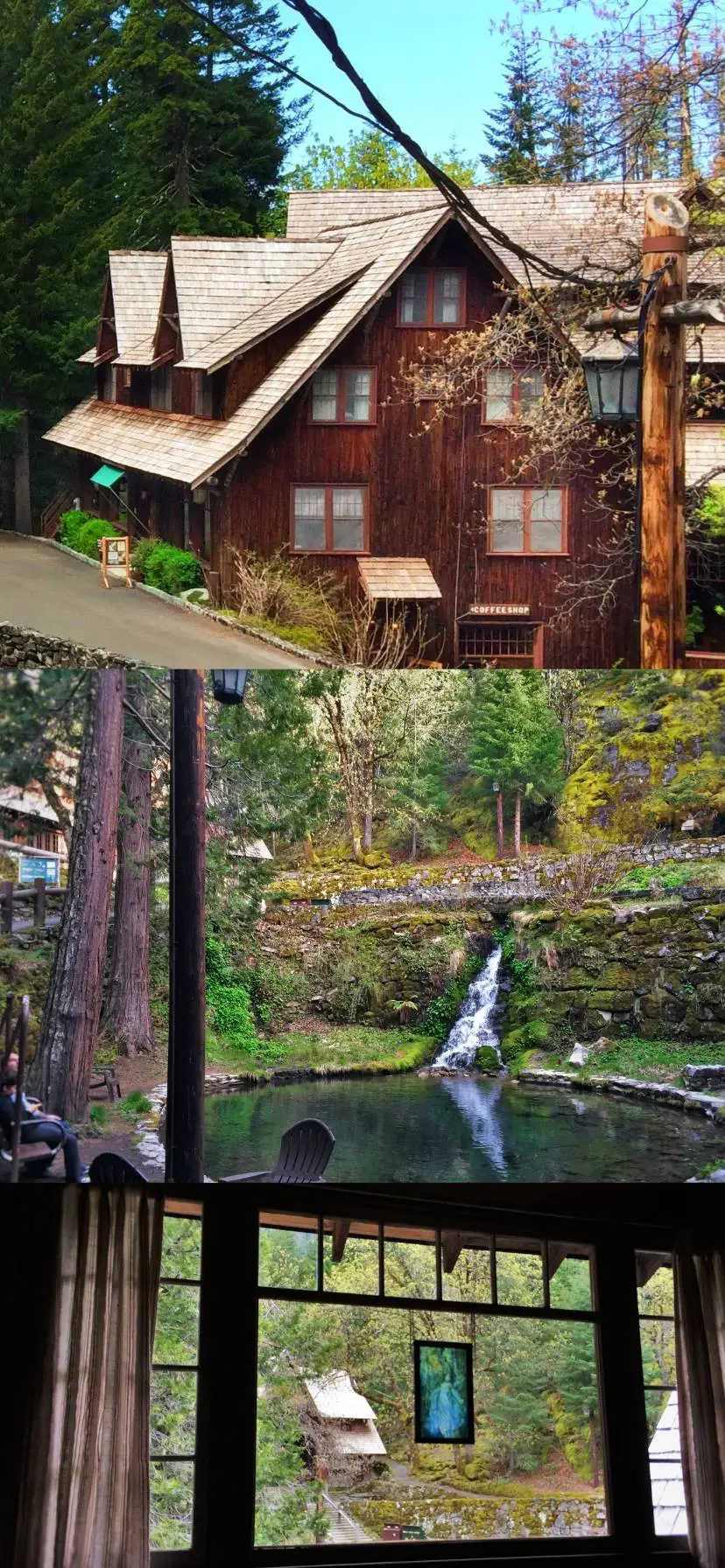 Views of Chateau at Oregon Caves National Monument