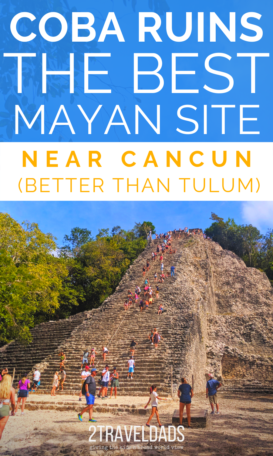 Visit Coba ruins for the best Mayan ruin experience near Canun. Very different from Tulum, see why Coba is so remarkable and how to plan a day trip to explore. #mexico #ruins #caribbean #yucatan