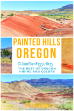 Visiting the Painted Hills of Central Oregon is a beautiful day of hiking, fossils and nature. #oregon #hiking