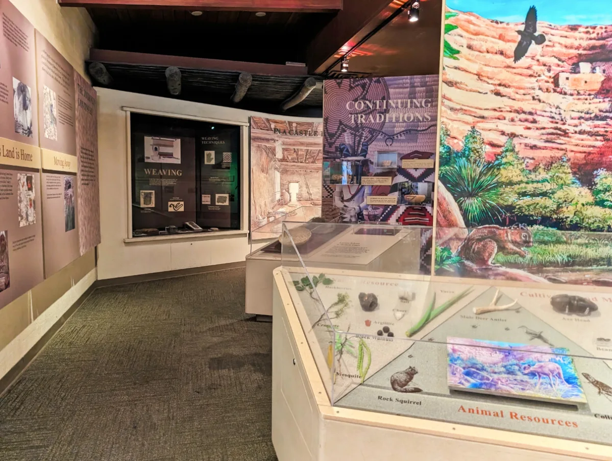 Visitor Center Exhibits at Montezuma Castle National Monument Verde Valley Arizona 2