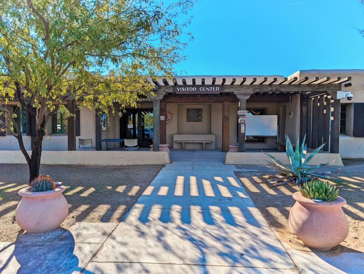 Visitor Center at Casa Grande Ruins National Monument Arizona 1