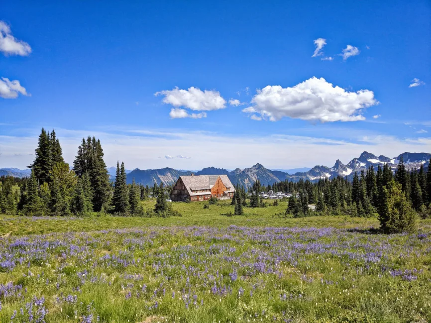 Visitor Center at Sunrise Mount Rainier National Park Washington 2