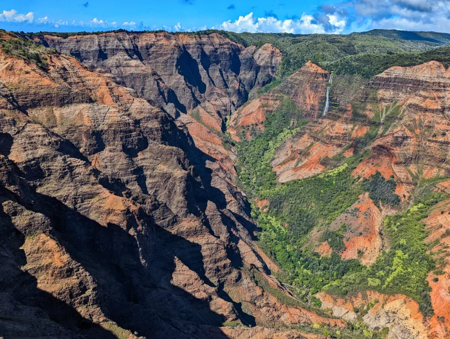 Waimea Canyon from Air Kauai Doors Off Helicopter Tour Kauai Hawaii 1