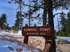 Walking path to Sunrise Point at Bryce Canyon National Park Utah 1