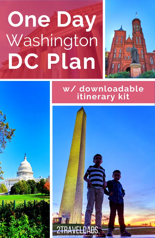 Ideal itinerary for a Washington DC day trip, including things to do, what to see, and how to get to DC. Museums and historic sites to visit with kids.