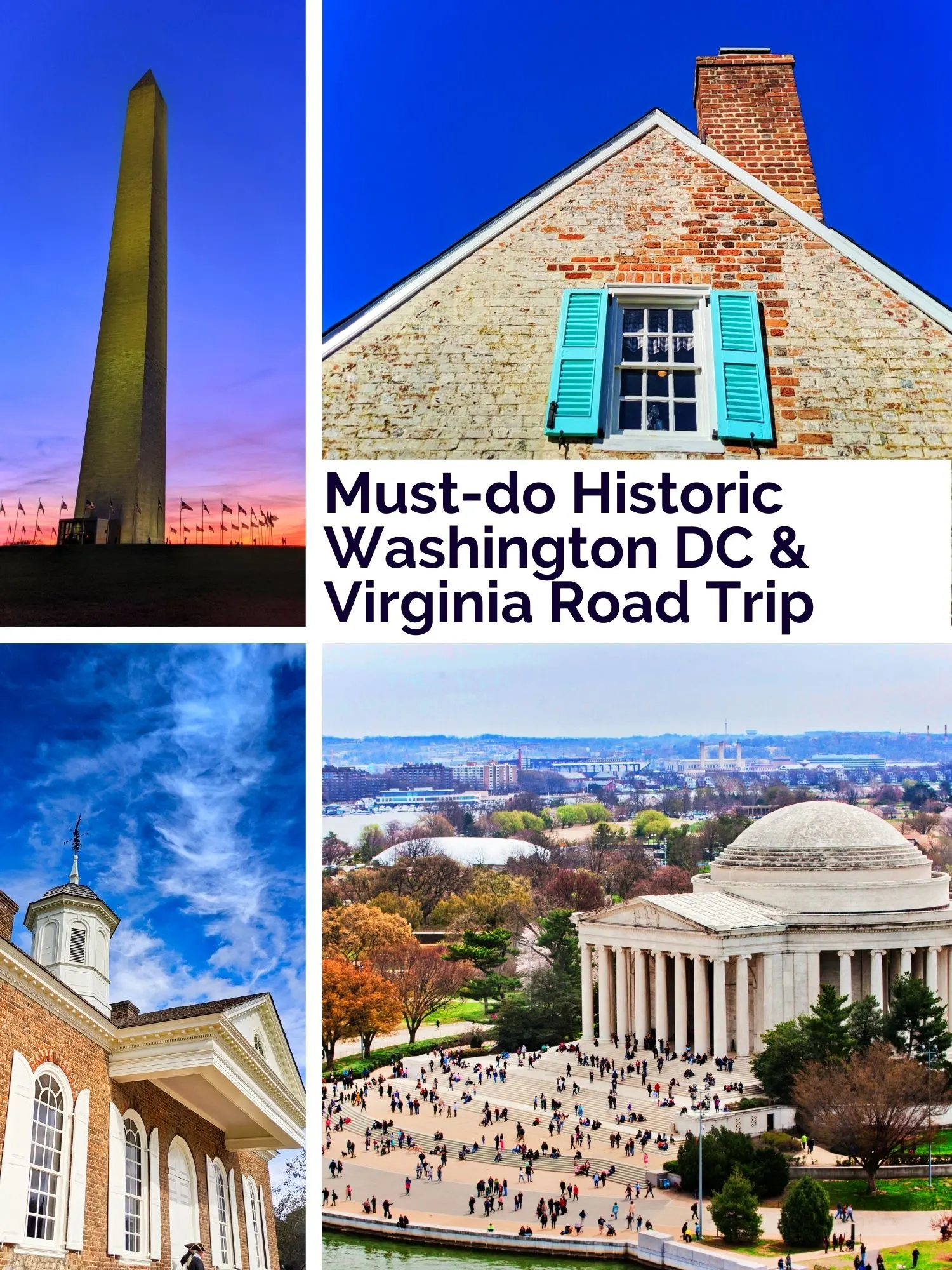 This Washington DC and Virginia road trip plan covers the best of the historic Revolutionary War territory and some of the best museums in the USA as you explore the Washington DC area and Northern VA