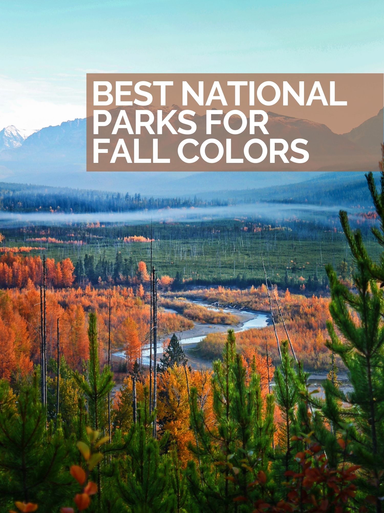 National Parks are a great place to enjoy fall colors. From the mountains of Glacier National Park to the hills of the rolling hills of the Blue Ridge Parkway, these are the best National Parks to find autumn leaves and fall fun.