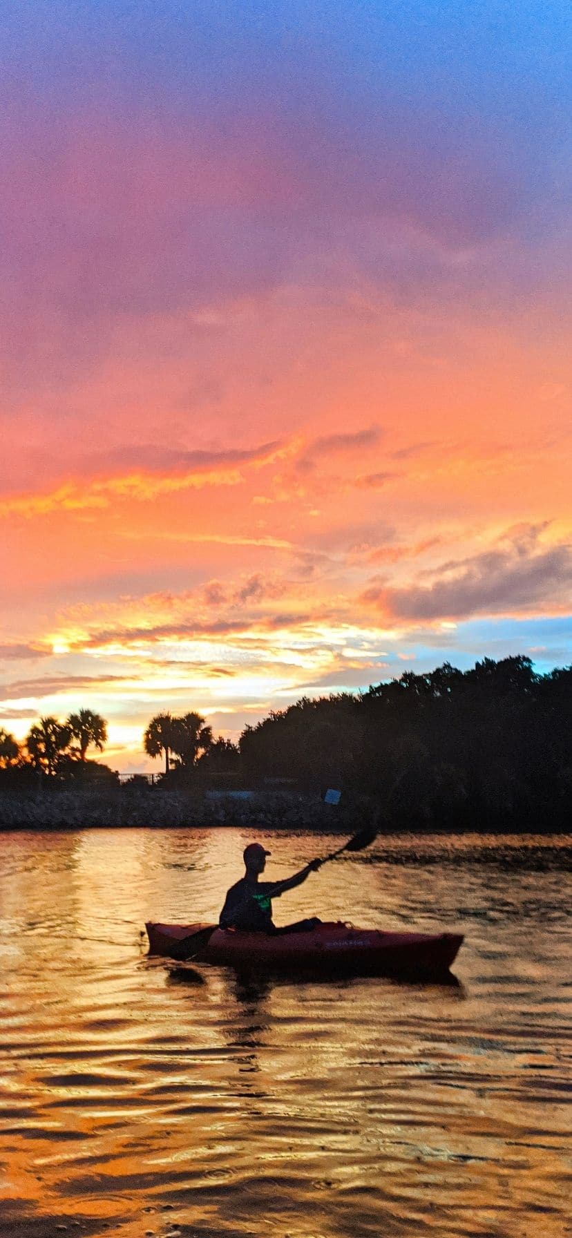 Sunset Bioluminescent Kayaking in Florida, near Cocoa Beach